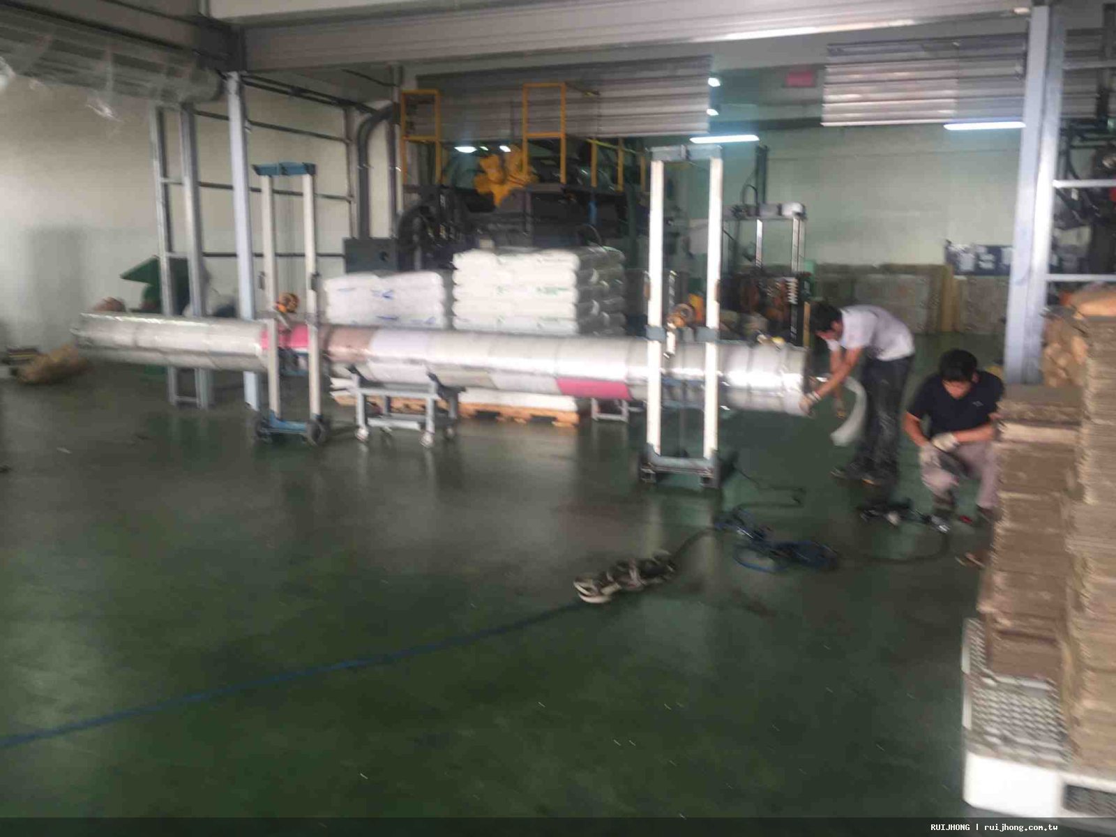 塑膠射出廠內捲門，照片 4